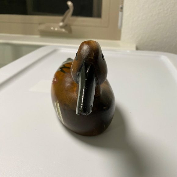 Beautiful Vintage Wooden Duck Decoy Hand Carved‎ Unsigned 10" - Picture 5 of 12